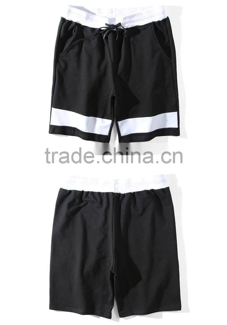 fashion men sports cotton elastic customed gym shorts active shorts