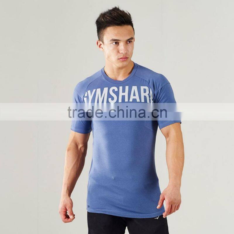 2016 New Arrivel Men Fitness T Shirt Bodybuilding Gym Wear Clothing Sport T Shirt