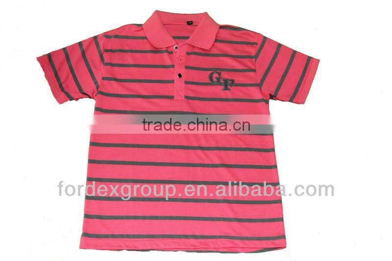 wholesale Custom 100% cotton polo neck t shirt