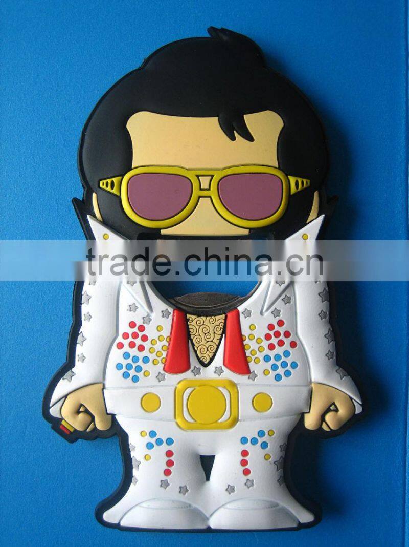 3D pvc bottle opener