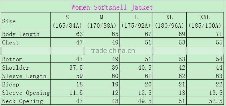 Combination Color Customized Windproof Women Outdoor Jacket