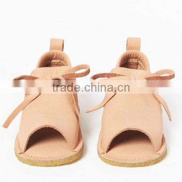 Guangdong wholesale shoe soft leather baby gladiator sandals