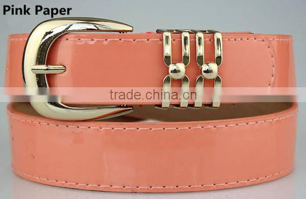 MOQ 1pc new arrival high quality with flat buckle design in alloy metal material safety leather belt buckle for women