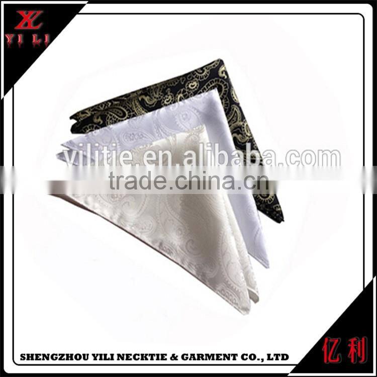 Fashion jacquard ladies handkerchiefs wholesale in silk material
