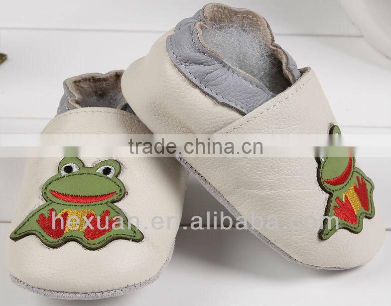 wholesale 2016 fashion owl soft real leather baby shoes