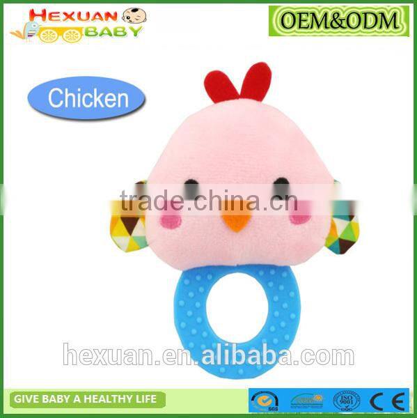 New High Quality Baby Wrist Rattle Toy Plush Hand Bell Ring For Infant