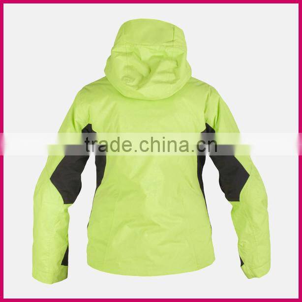 2017 Best cheap fashionable women ski jacket with hoodie