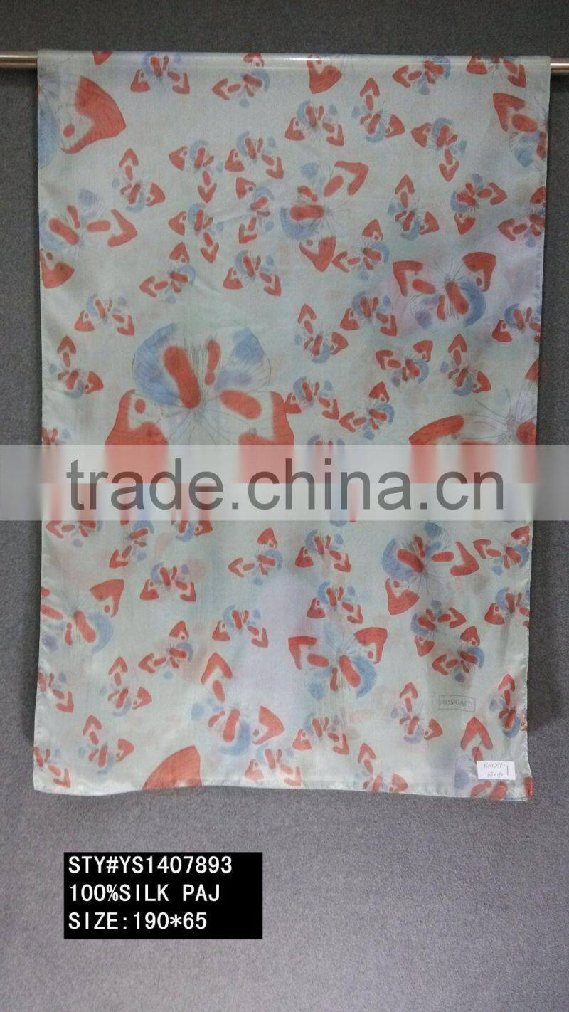 WHOLESALE NEWEST PRINTED SILK SCARF