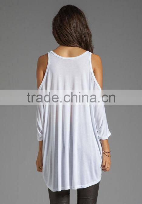 Oversized Chest Print Top