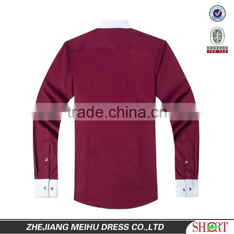 Men slim casual long sleeve shirt fashion men shirt from italy