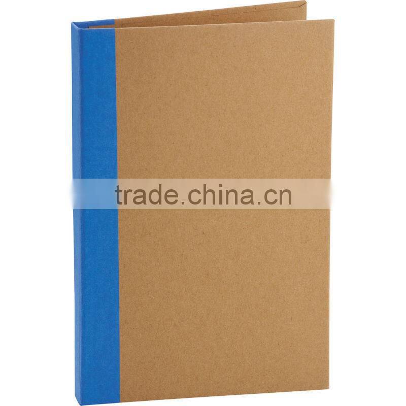 Big kraft card cover notebook 70grams 30sheets 31*23cm with pocket paper pen