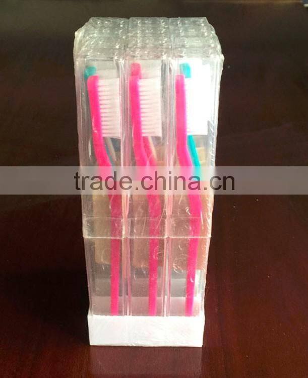 wholesale cheap travel toothbrush with plastic case