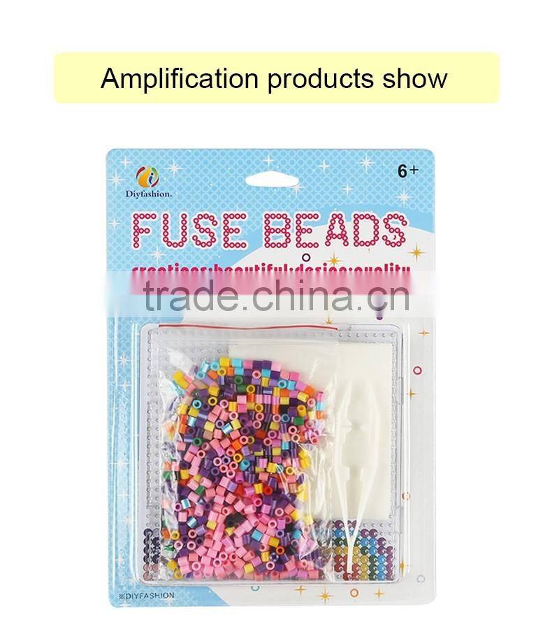 Fashion fuse beads puzzle ironing beads hama perler beads diy toys