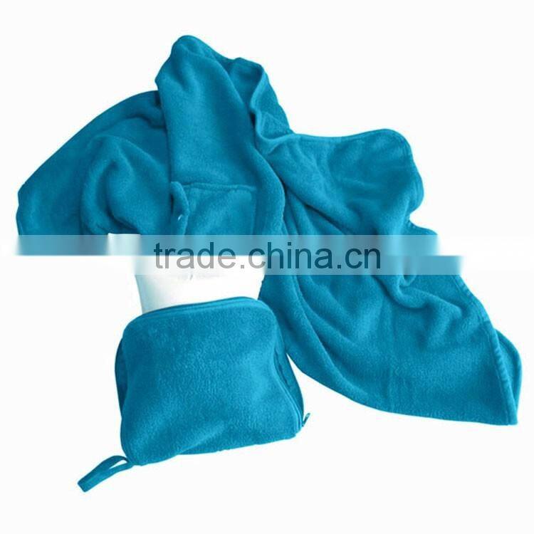 anti-pilling fleece airline blanket soft airplane blanket wholesale