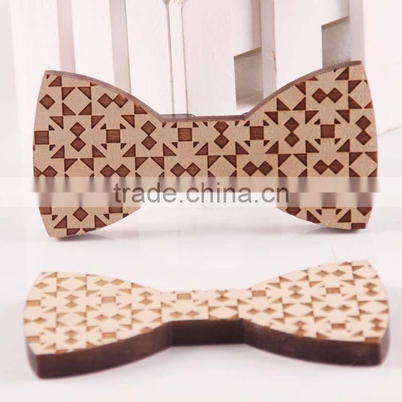 Wooden Bow Tie Novelty Men's Gifts Wood Wedding Wood Tuxed Bowtie Necktie