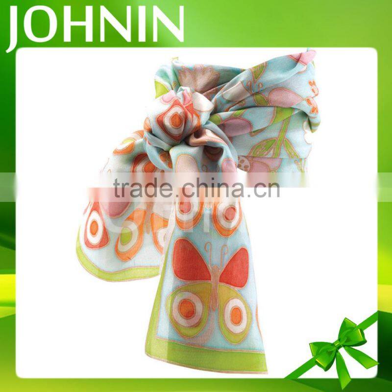 Custom Designs Digital Printing hot selling Silk Scarf