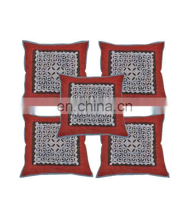 Patch Work Indian Cut Work Cushion Covers
