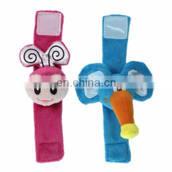 Newborn Baby Plush Wrist Toy Soft Animal Bracelet For Kids Wholesale
