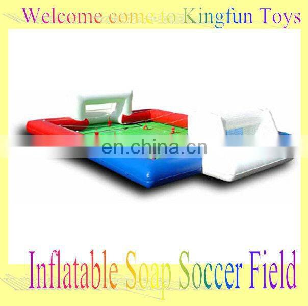 12 Human inflatable foosball court sport game