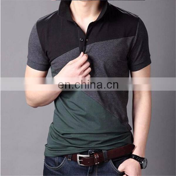 2015 Fashion Men Casual Slim Fit Short Sleeve Polo t shirt
