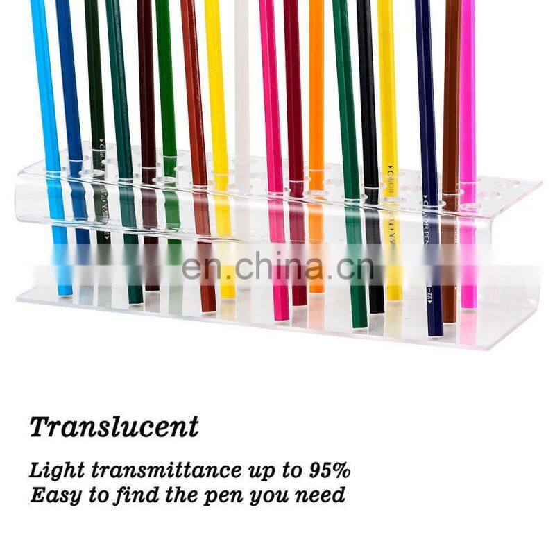 wholesale factory custom acrylic pen display stand organizer