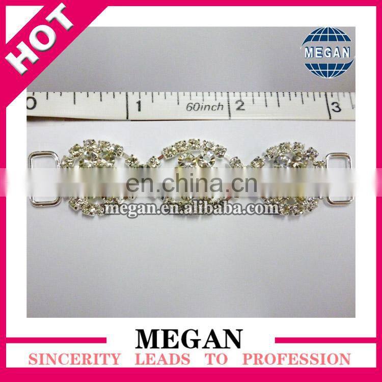 2014 new design wholesale rhinestone bikini connector
