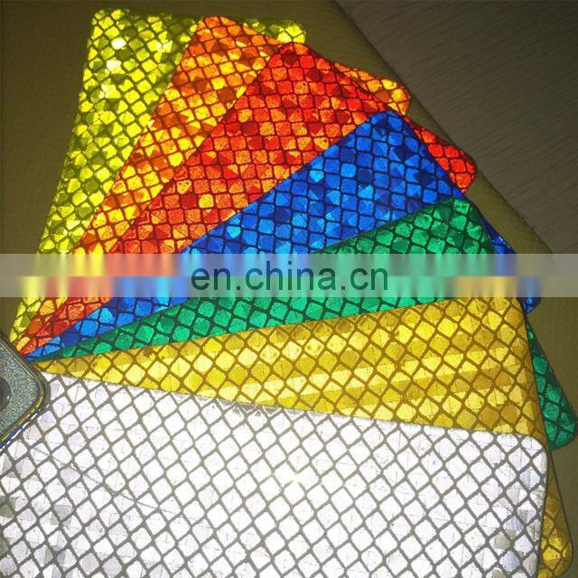 Rainbow Honeycomb Reflective Banner Vinyl Material For Inkjet Printing