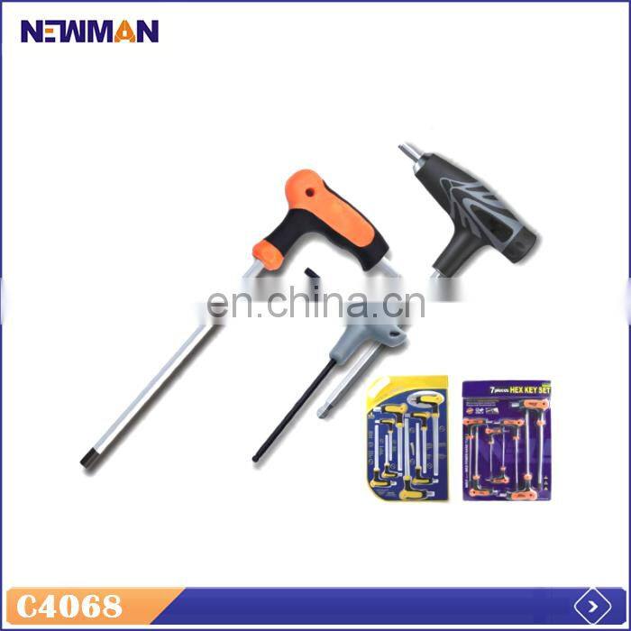 T-handle Hex Key Wrench Set, 8pcs T Handle Hex Key Set