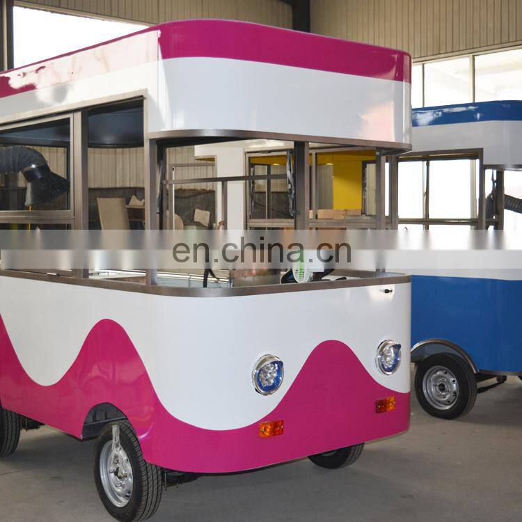 480cm Black traction food trailer / truck / add electric brake system