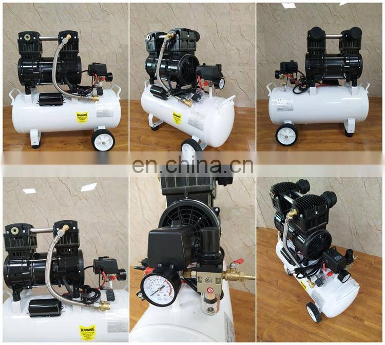 electric high pressure 1.5HP air compressor oilless air compressor machines