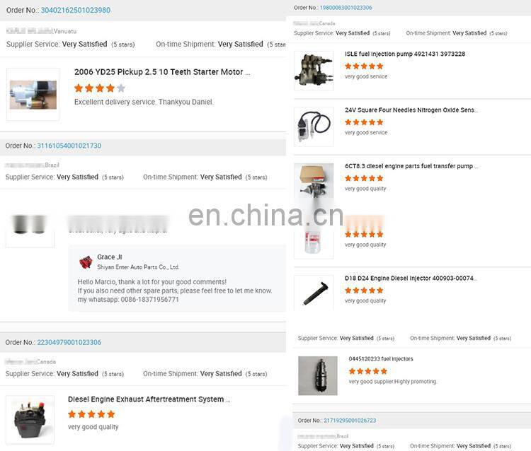 ISLE 6L 6CT ISCe diesel engine parts 24V 7.5KW auto motor starter QD2802 M105R3038SE 3415538