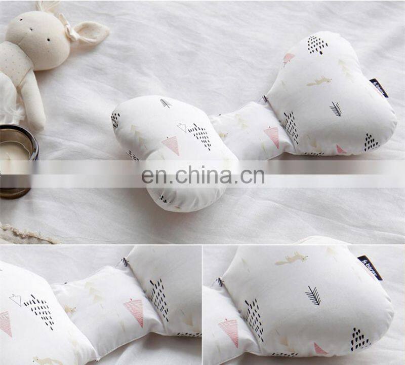 Flat head baby pillow mesh neck travel baby stroller