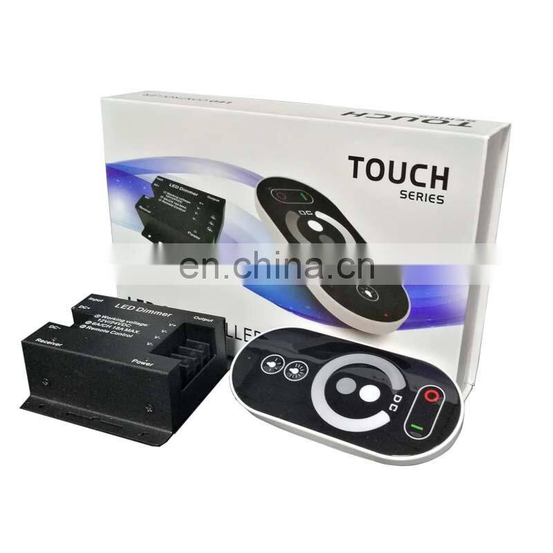Good quality touchable 3ch wireless dimmable led controller with rf remote