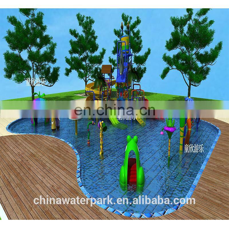 Top quality promotion kids small water slide plastic play house buy professional water slide