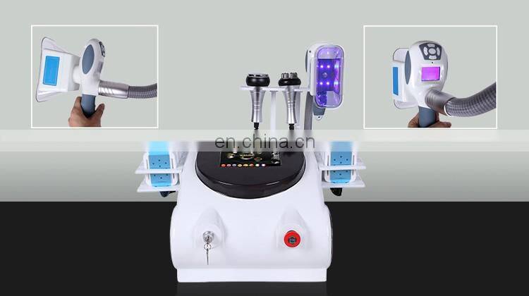 Portable 4 in 1 cryolipolysis fat freeze slimming machine for sale/cavitation rf machine/Lipo laser