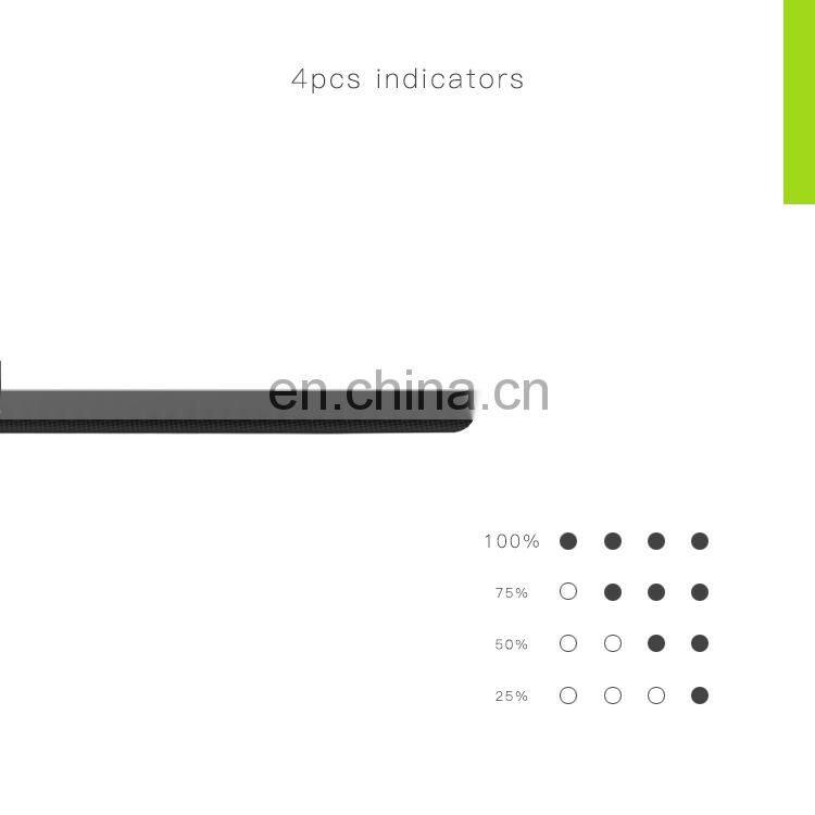 USB Charge Casing Custom Mobile Square Ultra-thin Aluminium Power Bank 2000mah
