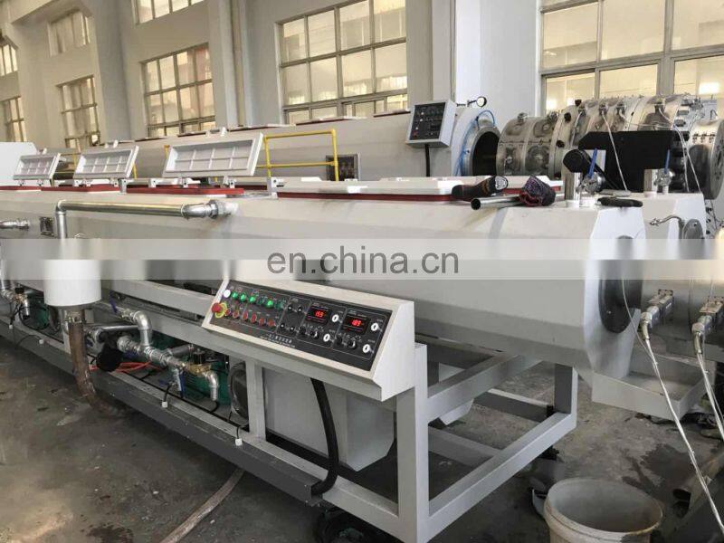 plastic pvc double pipe extrusion machine line / electric water pipe extrusion machine