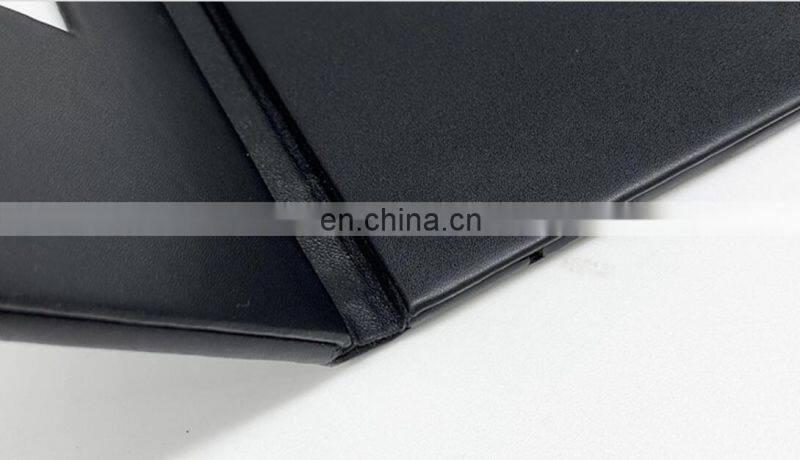 3 pages lighting foldable portable battery operated acrylic material led restaurant menu