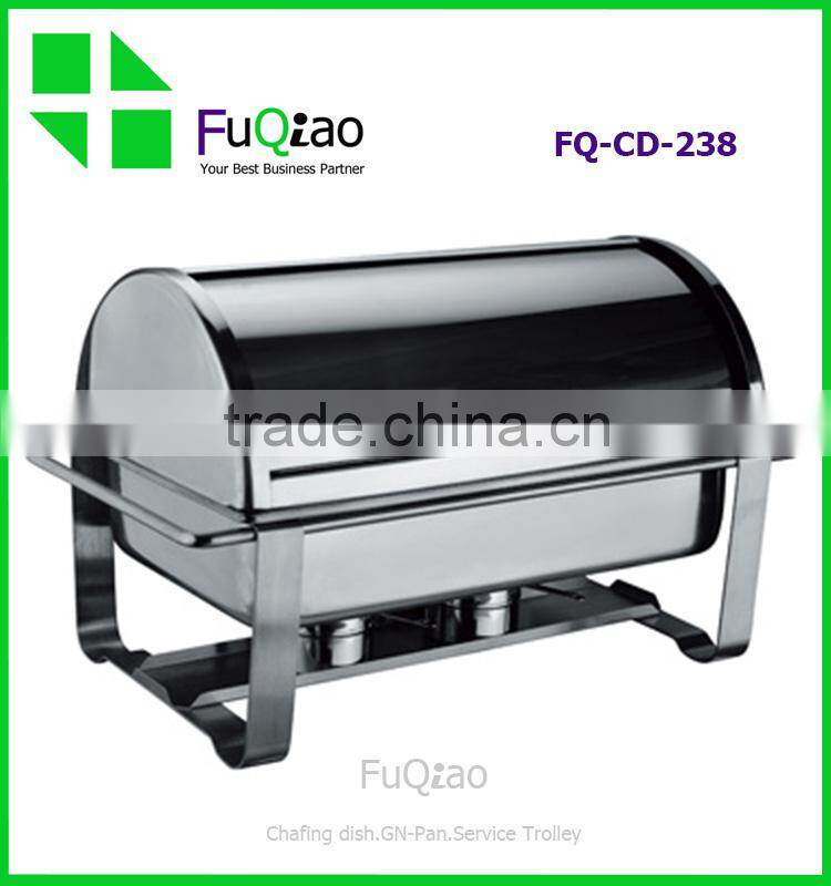 Hot Sale Restaurant & Hotel Supplies Stainless Steel Induction Chafing Dish With Glass Lid