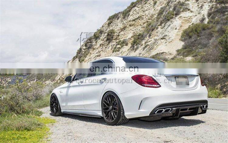 C class w205 C63 carbon finber rear wing fit for C200 C300 C63 carbon spoiler
