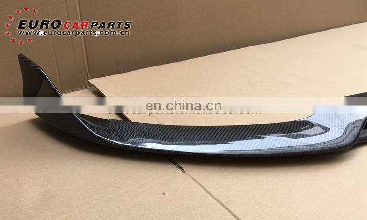 C63 front lip fit for MB C-class W205 C63 2014-2016year sedan to B-style carbon fiber C63 carbon front spoiler