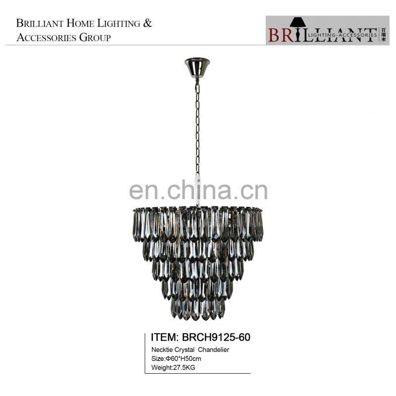 Luxury atmospheric living room personality necktie crystal Chandelier