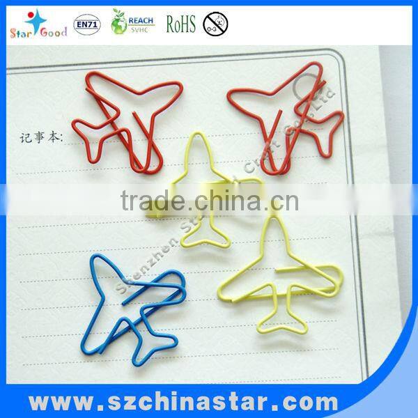 Selling well Promotional airplane paper clips