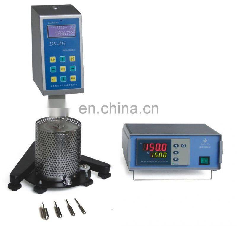 Professional Digital Rotational Viscometer Price Digital Display Lab Paint Rotational Viscometer High Temperature Viscometer