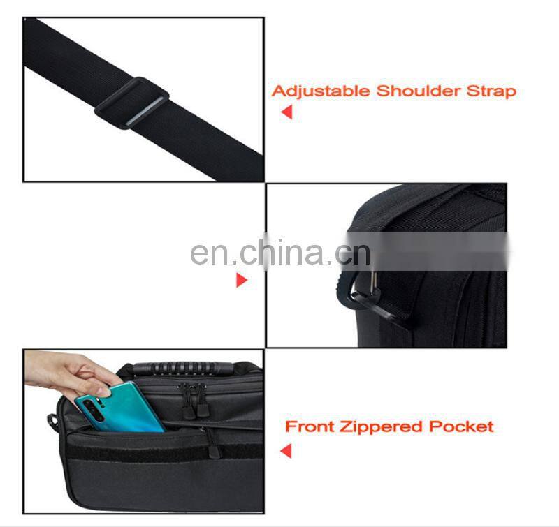 Large capacity Adjustable 6 Compartments Shoulder multi-pocket fishing reel fishing line box Fly Fishing Bag