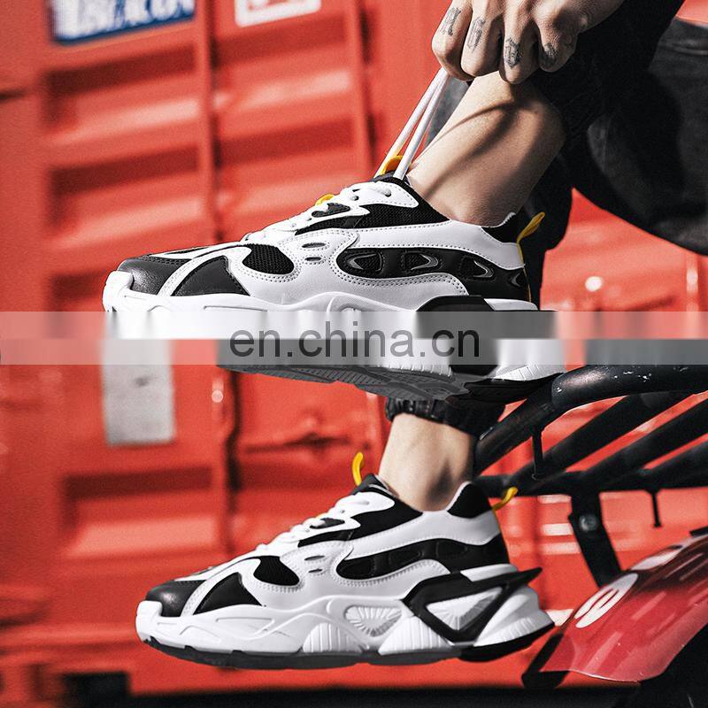 Factory Outlet 2021 Christmas New Youth Korean Thick-soled Trend Fashion Customized Mesh Casual Running Sneakers