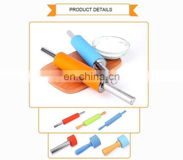 Adjustable Stainless Steel Rolling Pins, Thickness Rings Dough Roller for Pizza, Pastry, Pie