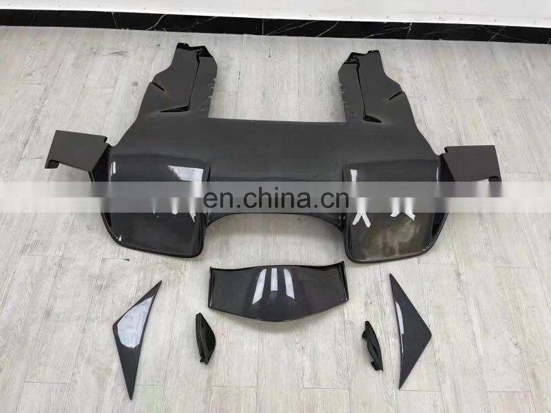 Runde For McLaren Mp4 12C 650S Upgrade to 675LT Style Side Skirt Splitters Carbon Fiber Hood Front Rear Bumper Fenders Body Kit