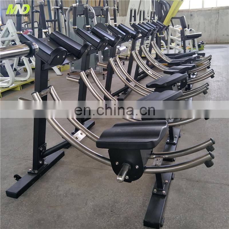 Abs Coaster Swing Commercial Gym Machine Club Stainless Steel Plate Loaded Abdominal Crunch Machine