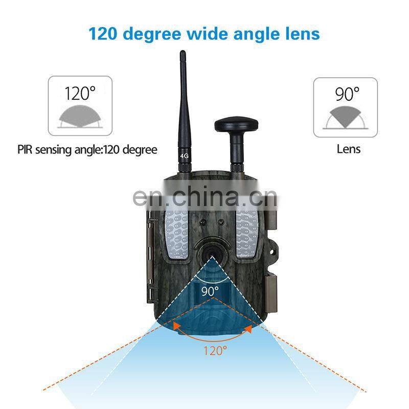 China outdoor 4G trail camera with gps Sim Card Hunting Video Camera